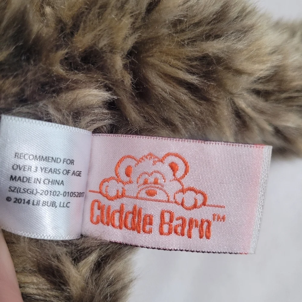 Cuddle Barn Lil Bub Tabby Cat Kitten Plush Green Eyes 16